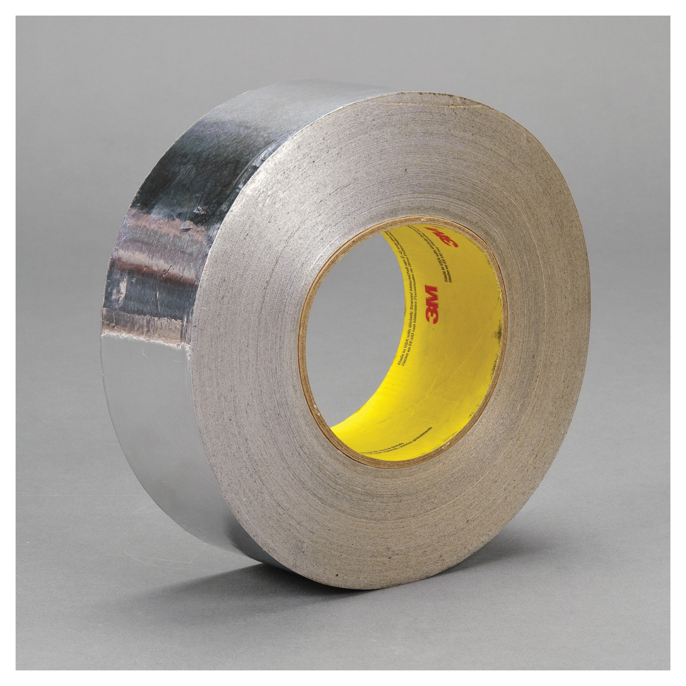 3M™ 021200-85484 Premium Performance Self-Wound Foil Tape, 60 yd L x 8 in W, 4.6 mil THK, Acrylic Adhesive, Aluminum Backing, Silver