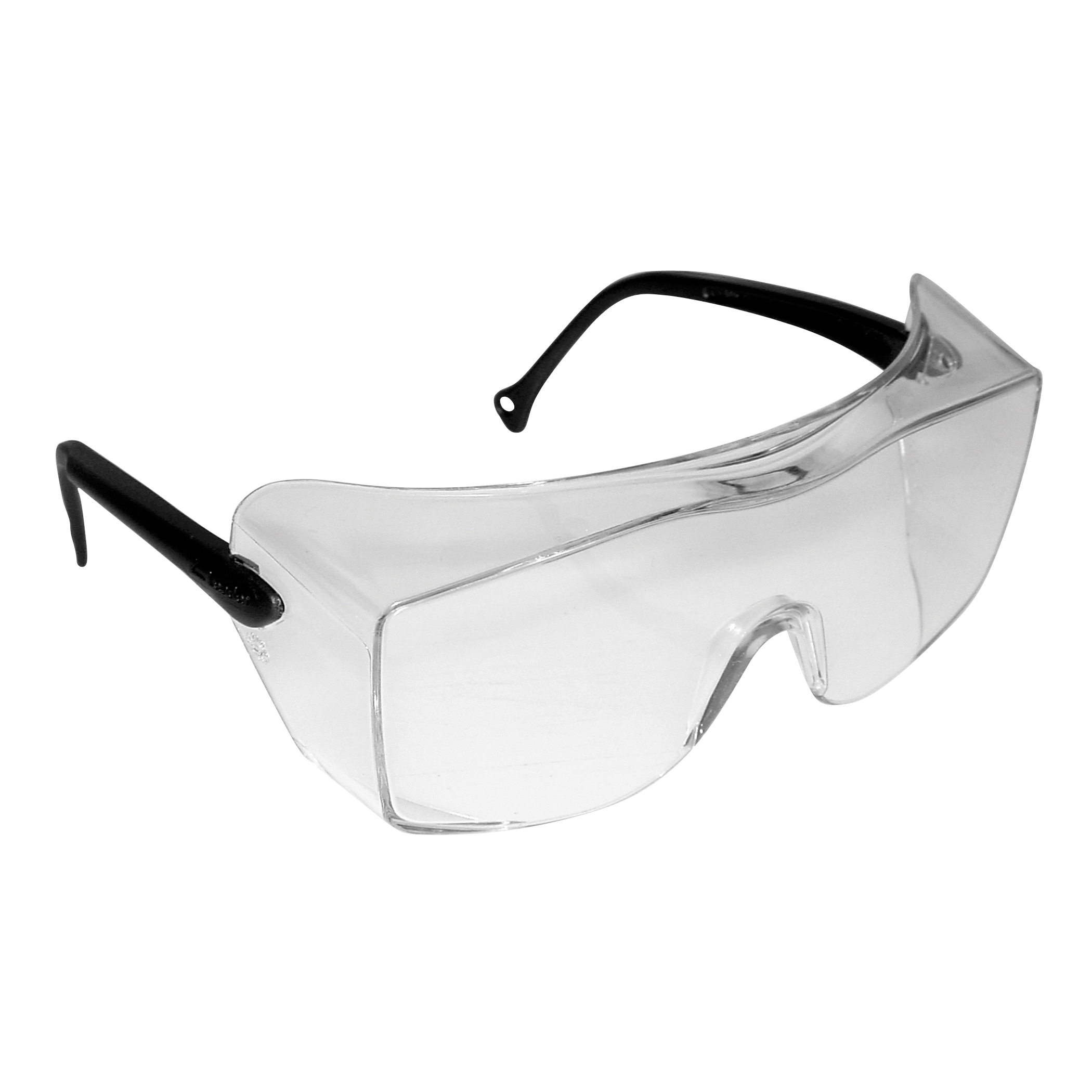 3M™ Virtua™ 078371-62036 V4 Economy Protective Eyewear, Anti-Fog, Clear Lens, Frameless/Wrap Around Frame, Black/Gray, Polycarbonate Frame, Polycarbonate Lens, ANSI Z87.1-2015