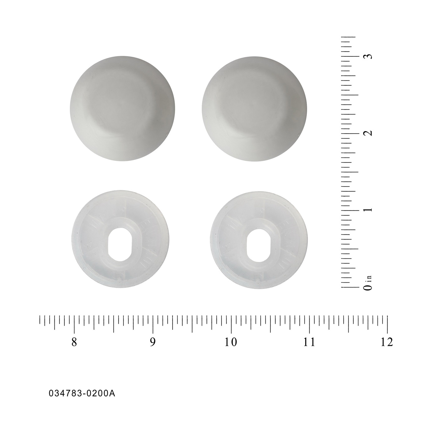 American Standard 034783-0200A Replacement Toilet Bolt Caps, For Use With Model 2034014, 215A004, 215AB004, 215AB014 and 215BA004 Toilet, White, Import