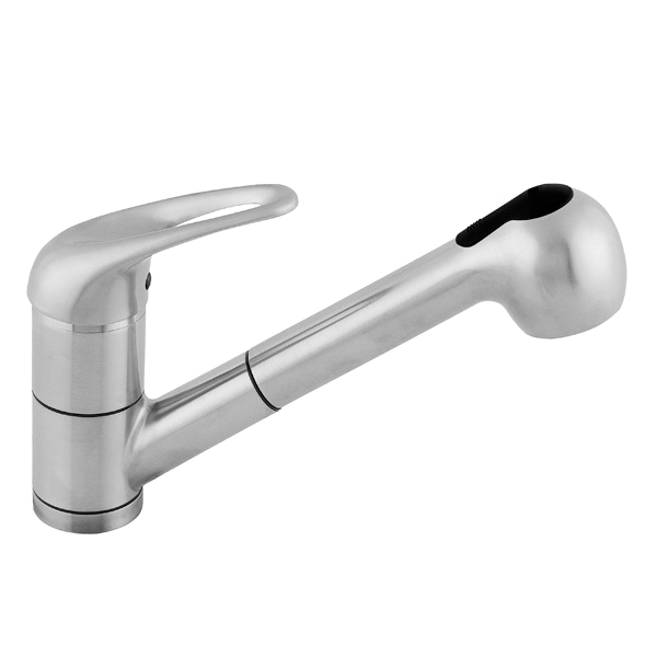 Artisan AF-220-SN AF220 Premium Adjustable Flow Kitchen Sink Faucet, 2.2 gpm Flow Rate, Swivel Spout, Satin Nickel, 1 Handles, 1 Faucet Holes
