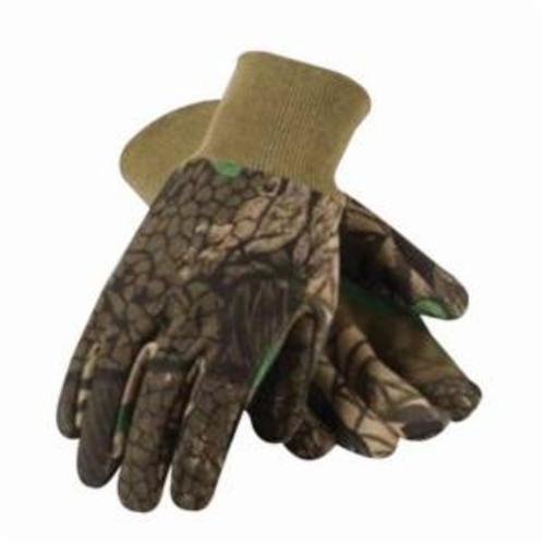 Green Camo Jersey Gloves