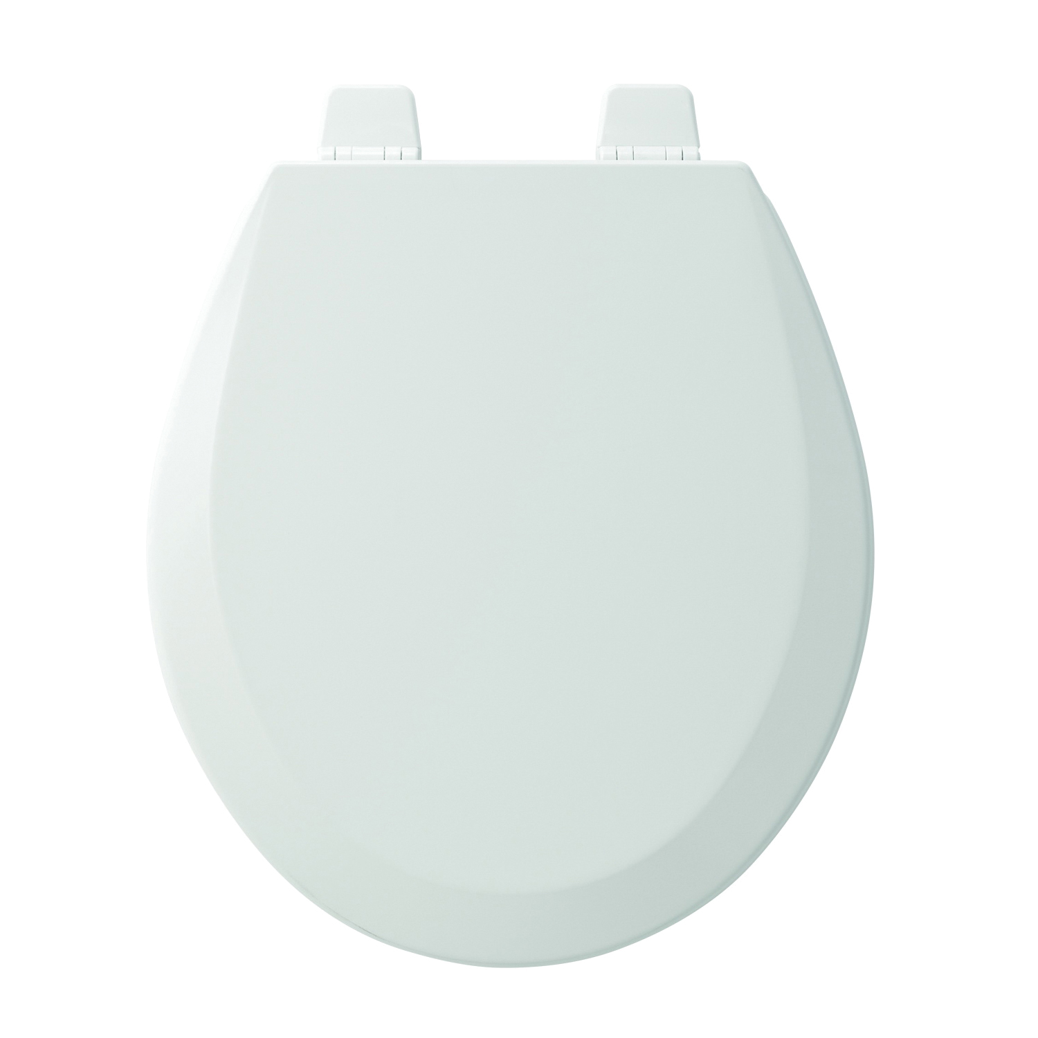 Church® 7F540TTT 000 Toilet Seat With Cover, Round Bowl, Closed Front, Wood, Adjustable Hinge, White