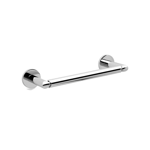 Ginger® 0205/PC Sine® Towel Bar, 8 in L Bar, 3-3/8 in OAD, Solid Brass