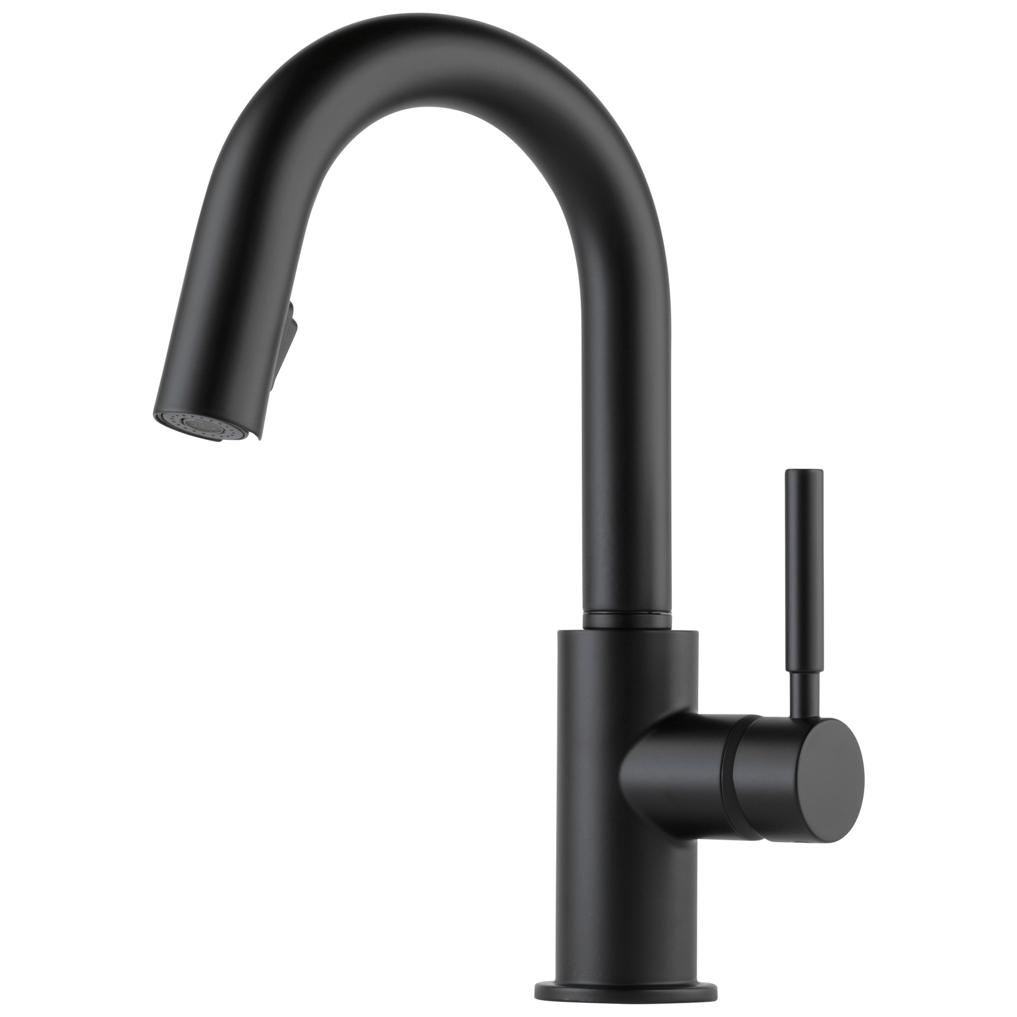 Brizo® 63920LF-BL Pull-Down Prep Faucet, Solna®, Matte Black, 1 Handle, 1.8 gpm