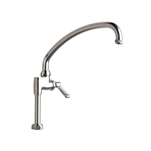 Chicago Faucet® 613-AABCP Adapta Faucet, Commercial, Swivel Spout, Polished Chrome