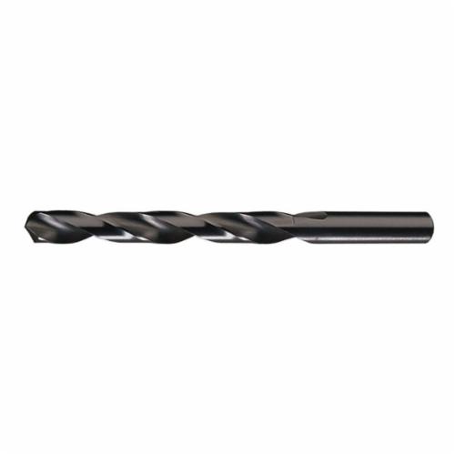 product Chicago-Latrobe&reg; 44021 150 General Purpose Jobber Length Drill Bit, 21/64 in Drill - Fraction, 0.3281 in Drill - Decimal Inch, 118 deg Point, HSS, Black Oxide