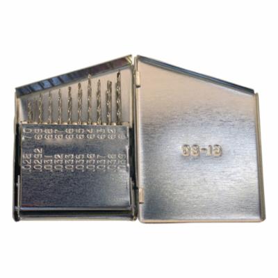 product DeWALT® DW1969 High Performance Drill Bit Set, 29 Pieces, Straight Shank, Pilot Point, HSS, Gold Ferrous Oxide