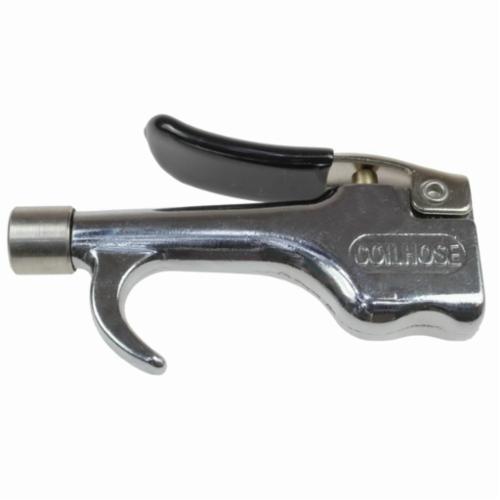 Coilhose® 600-SS Blow Gun, Safety Shield Tip, 150 psi Working, 1/4 in FNPT Inlet x 1/8 in FNPT Outlet Thread, Die Cast Zinc, Import