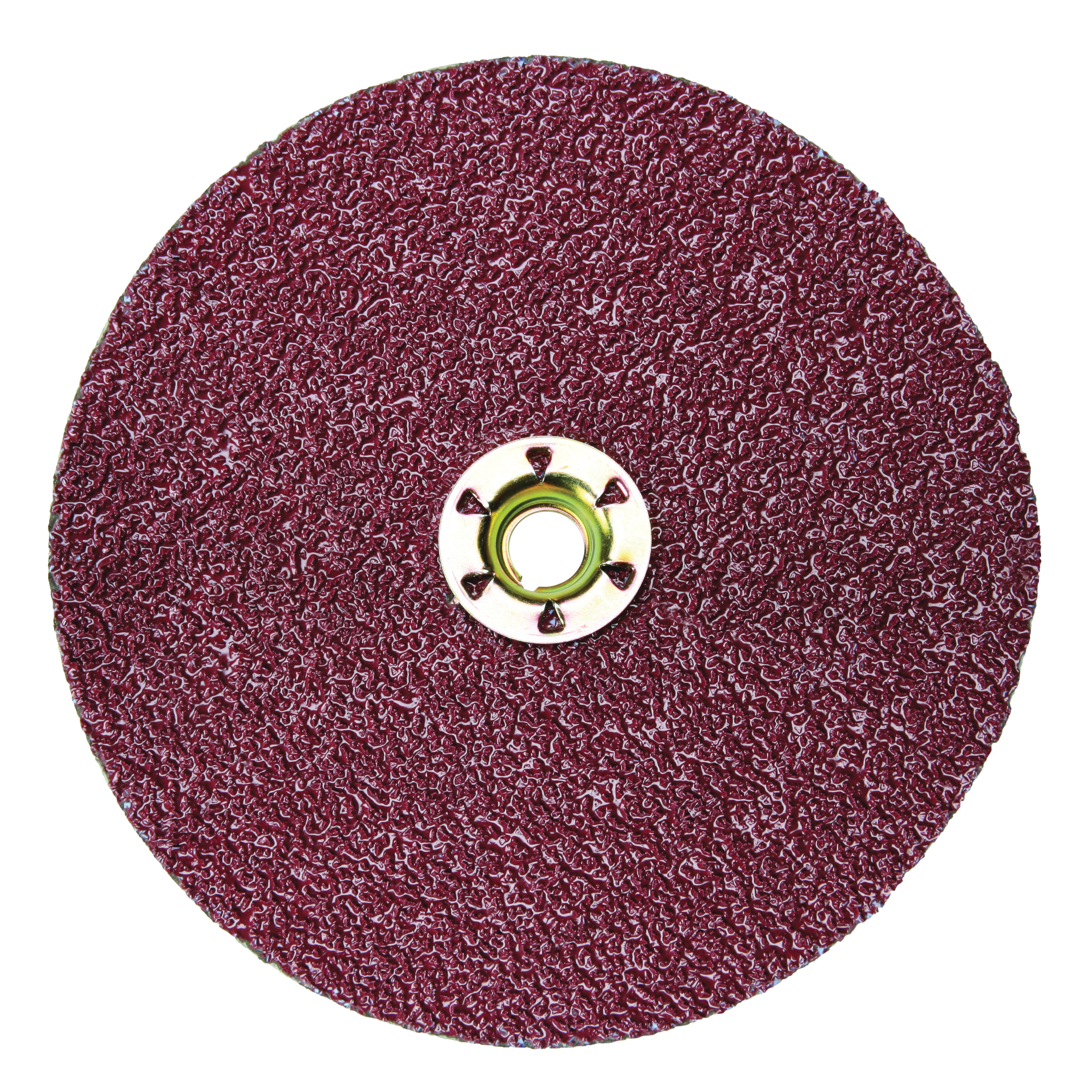 product 3M™ 7010361918 Close Coated Abrasive Disc, 5 in Dia Disc, 7/8 in Center Hole, 100 Grit, Fine Grade, Aluminum Oxide Abrasive, Arbor Attachment