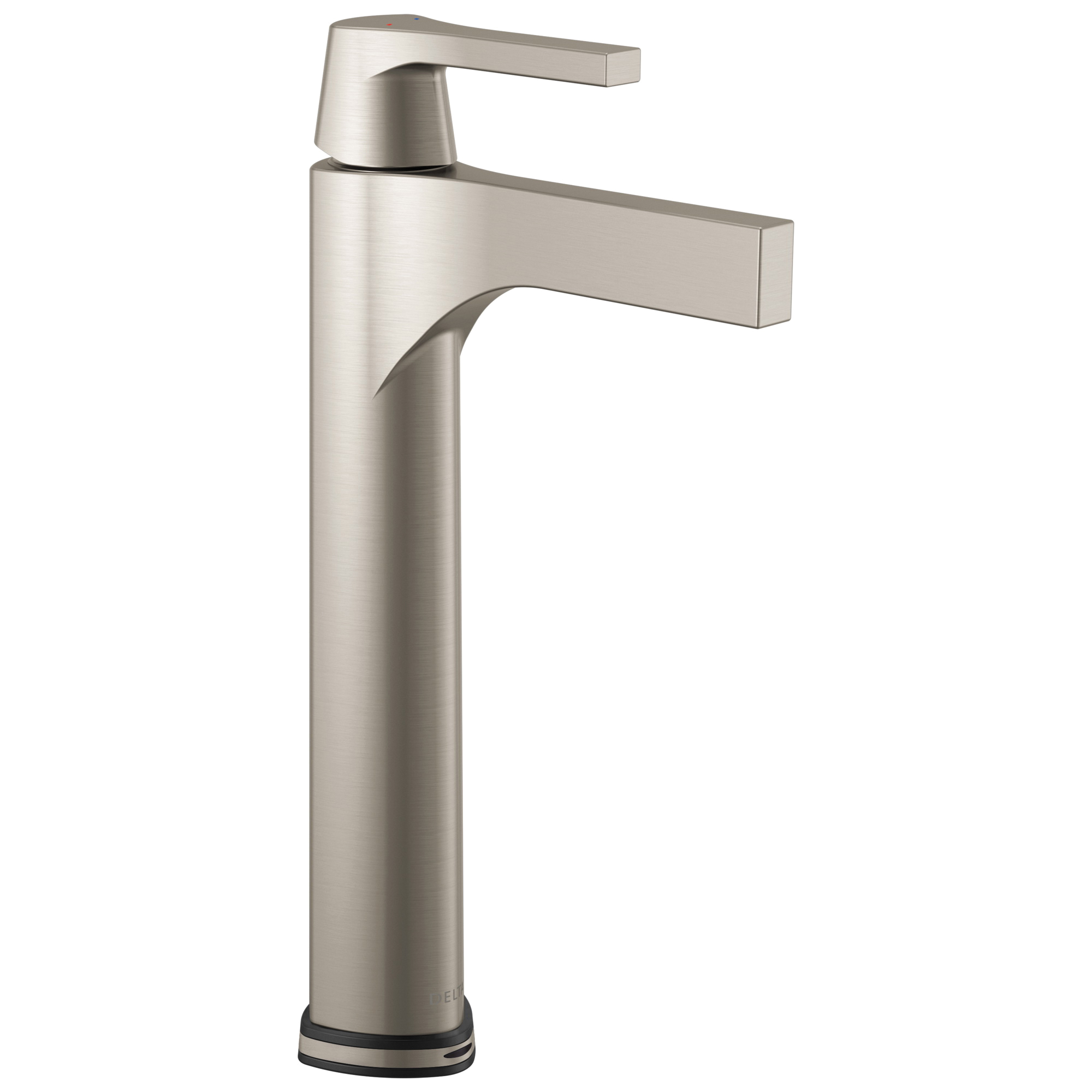 DELTA® 774T-SS-DST Zura™ Vessel Lavatory Faucet, Commercial, 5 in Spout, 10-3/16 in H Spout, Stainless Steel, 1 Handles, Domestic