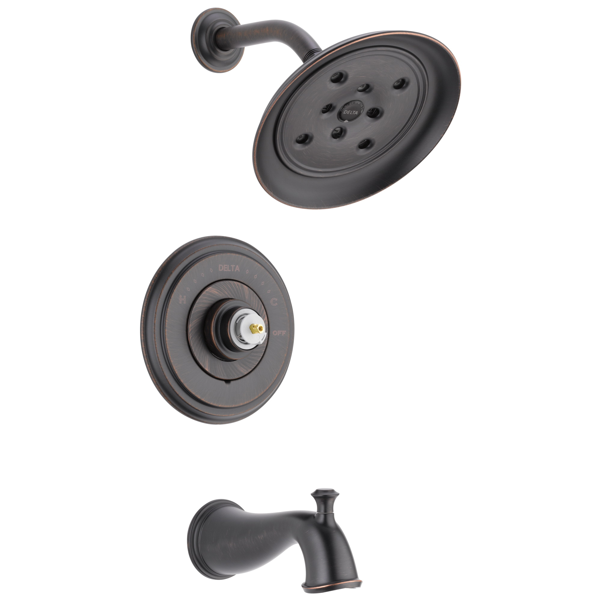 DELTA FAUCET T11997-RBLHP Waschtisch-Armatur – Venezianische Bronze | 3-Zoll Abstand | Mit Kartusche