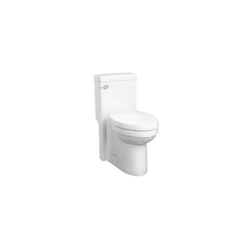 DXV D22015F101.415 SEAGRAM® 1-Piece Elongated Toilet, 12 in Rough-In, 1.28 gpf Flush Rate, Canvas White