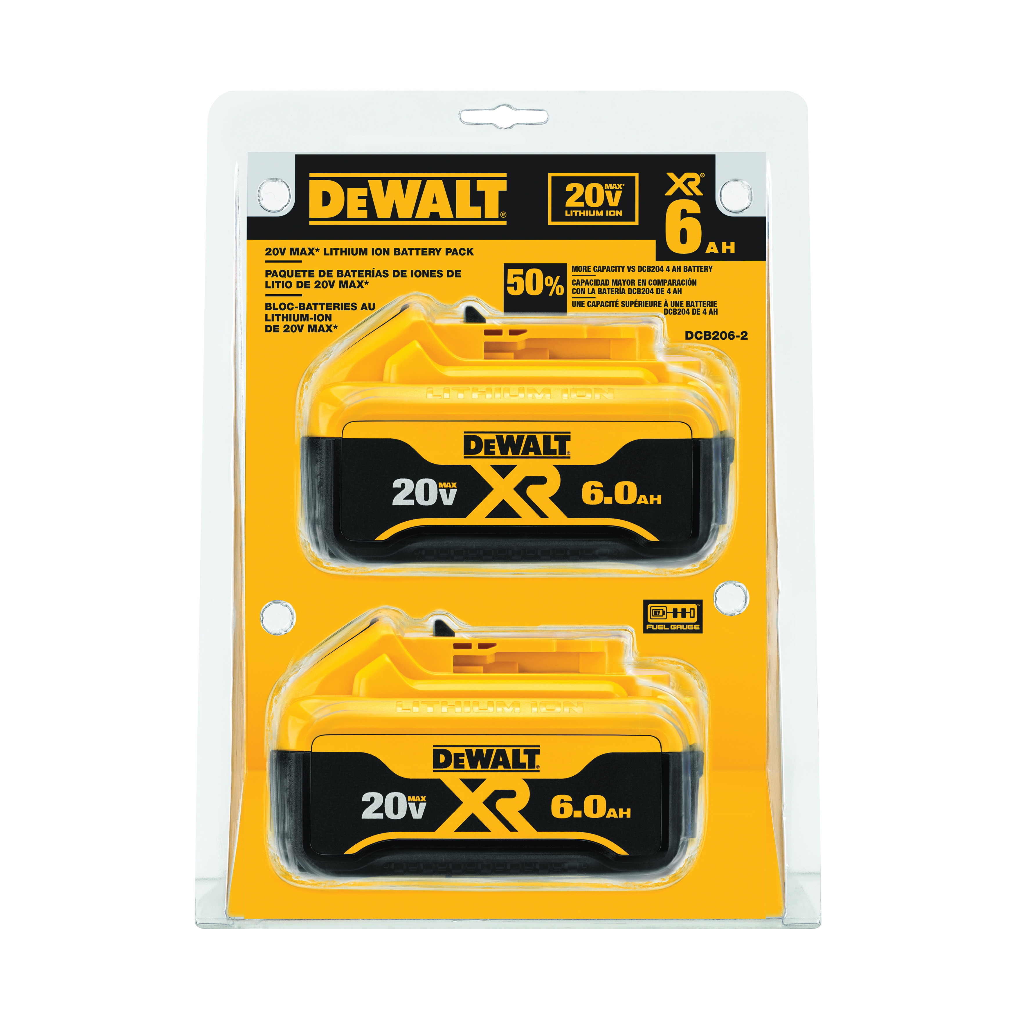 DeWALT&reg; DCB206-2