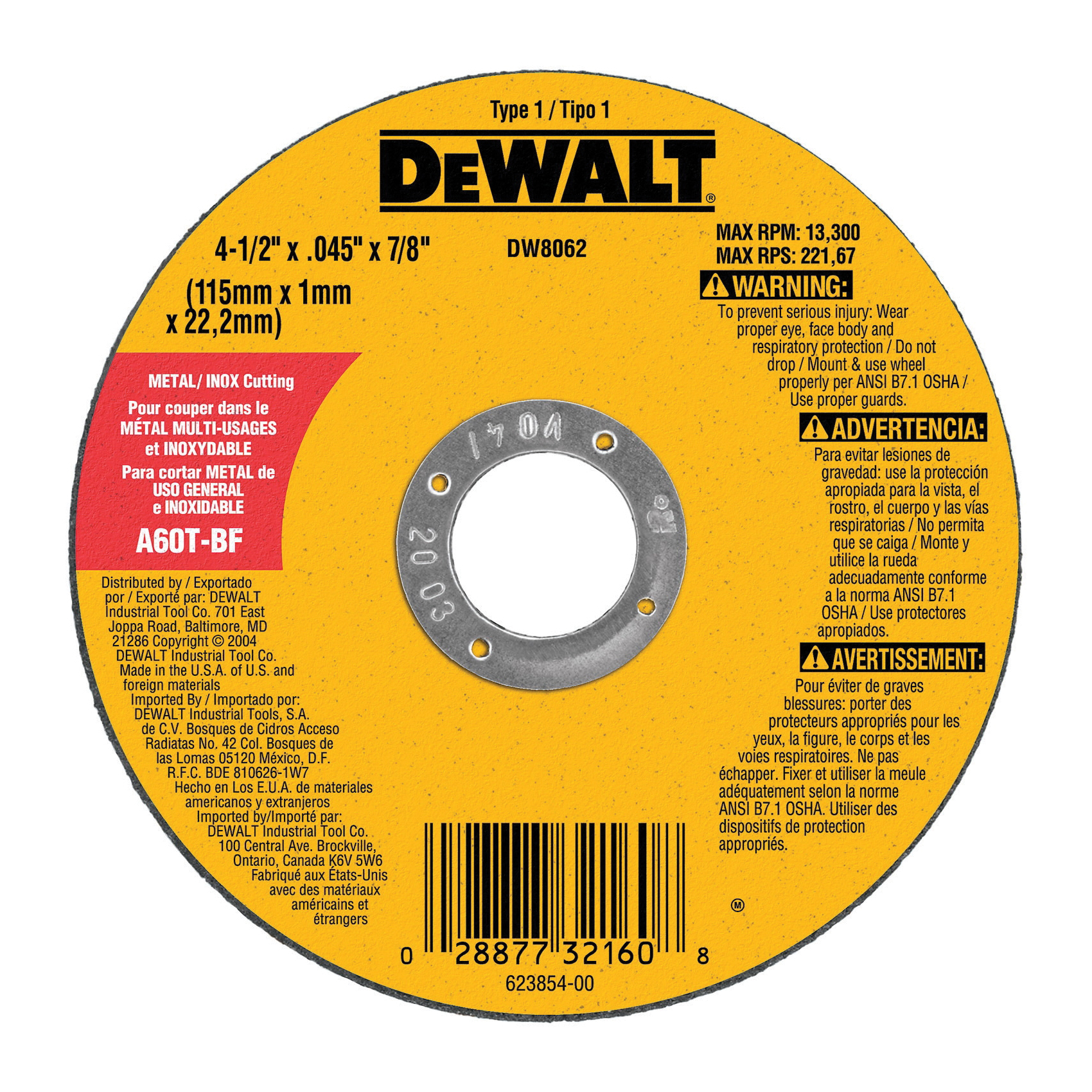 slide DeWalt® DW8062