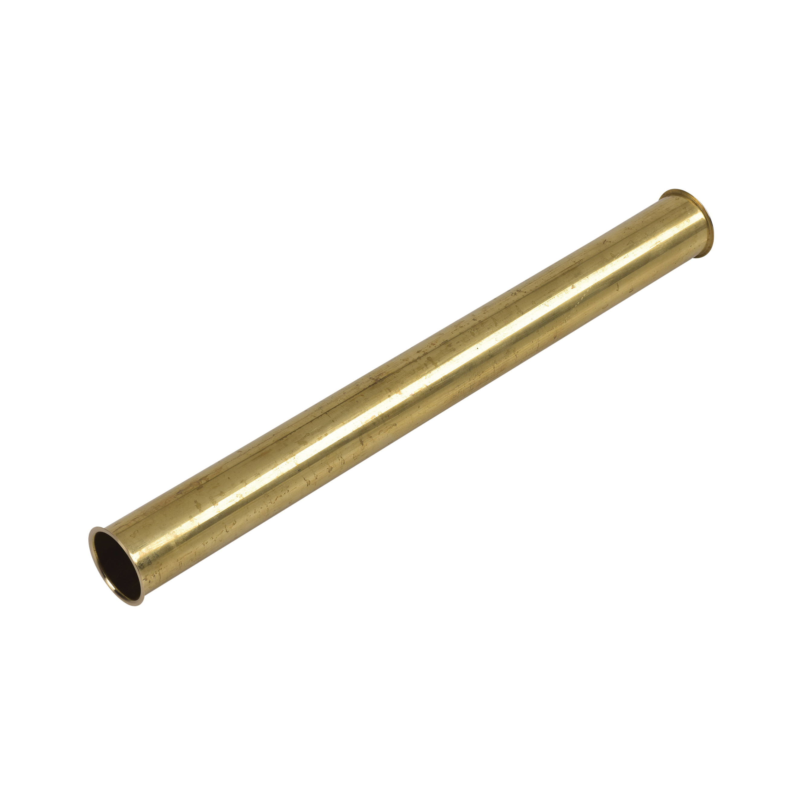 Dearborn® 803ED-20-3 Strainer Tailpiece, 1-1/2 in Pipe, 16 in L, 20 ga, Double Flanged/Slip Joint/Solvent Weld Connection, Brass, Import