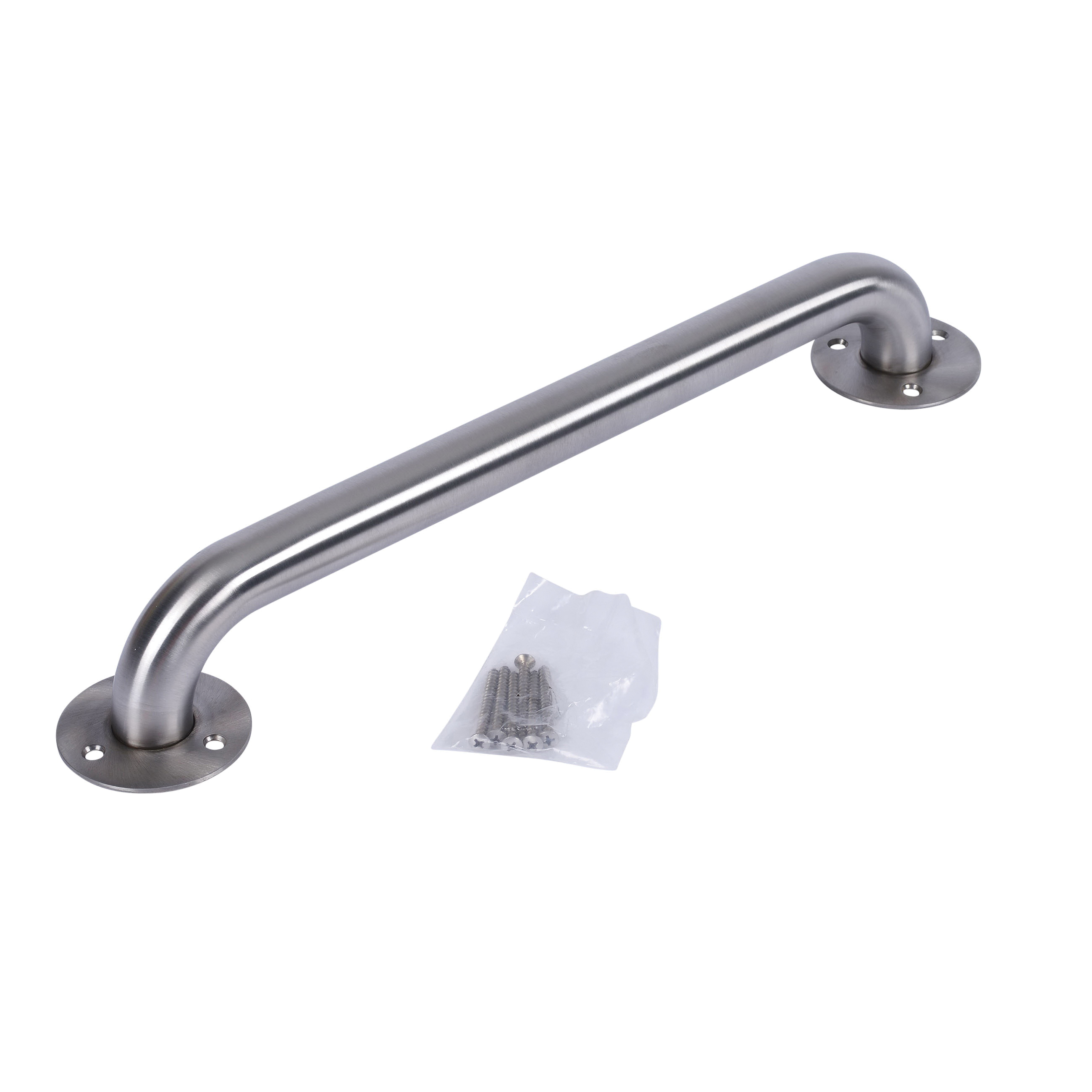 Dearborn® DB8724 Grab Bar, 1-1/4 in Dia x 24 in L, Satin, 304 Stainless Steel, Import