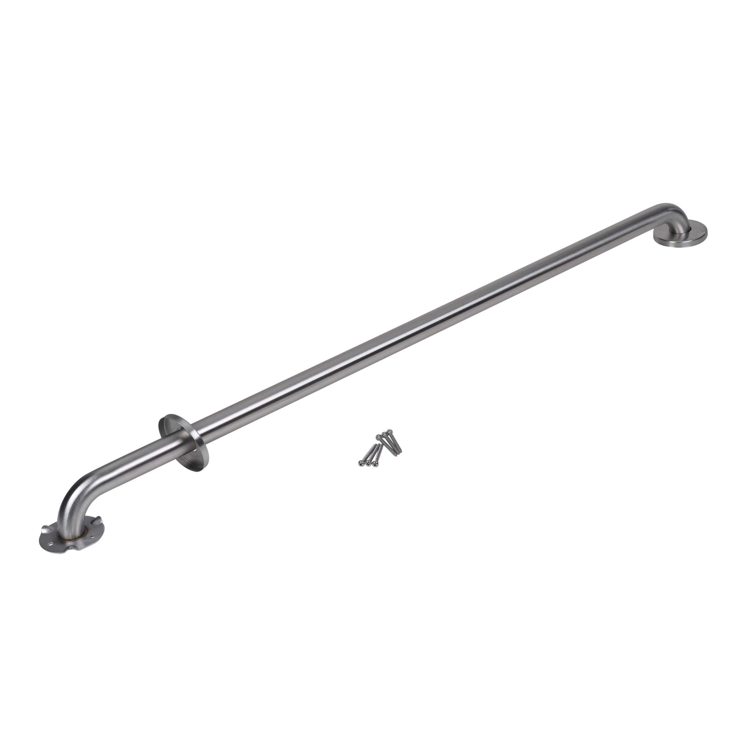 Dearborn® DB8742 Grab Bar, 1-1/4 in Dia x 42 in L, Satin, 304 Stainless Steel, Import
