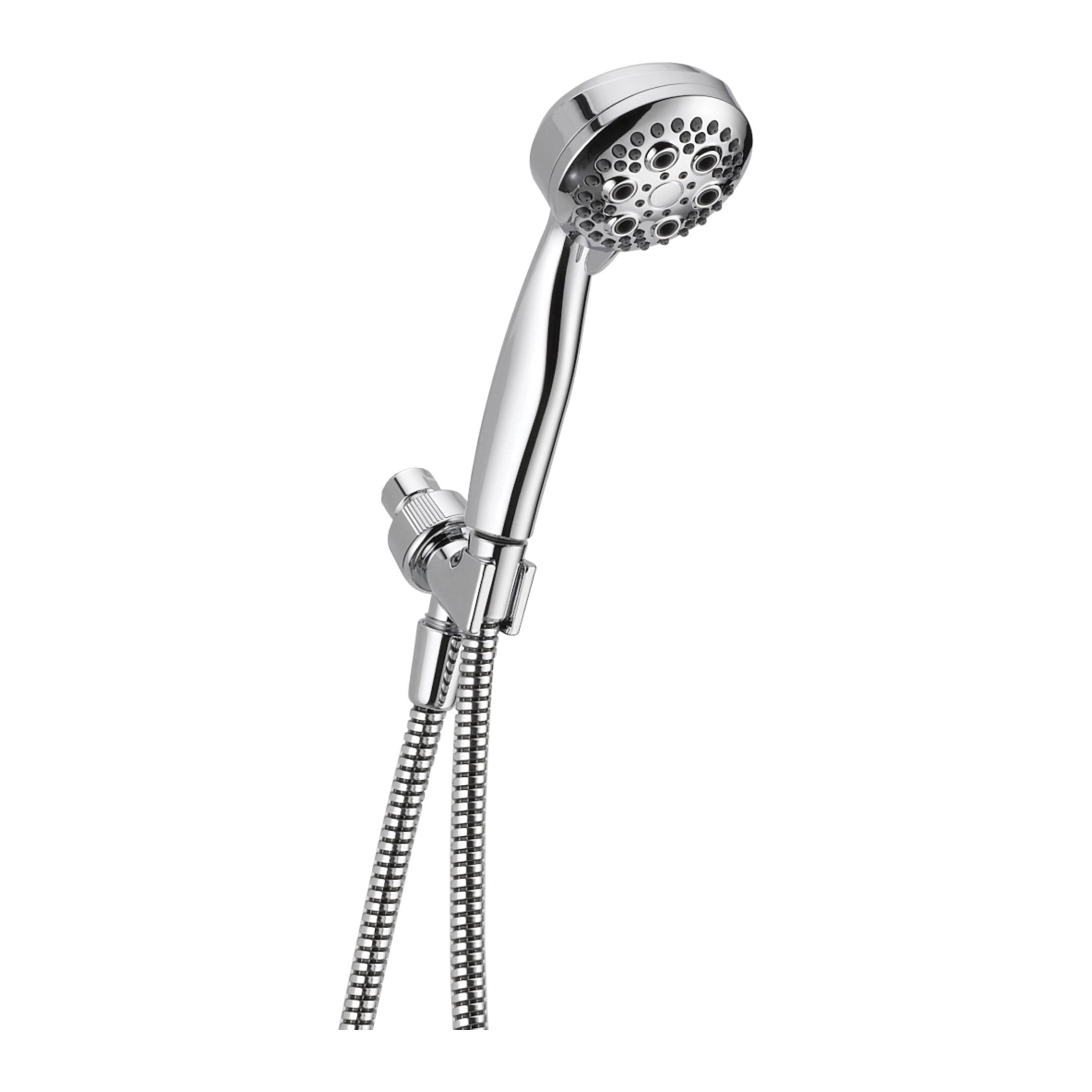 DELTA® 54434-18-PK Premium Hand Shower, 1.75 gpm, 60 to 82 in L Hose, Polished Chrome, Import