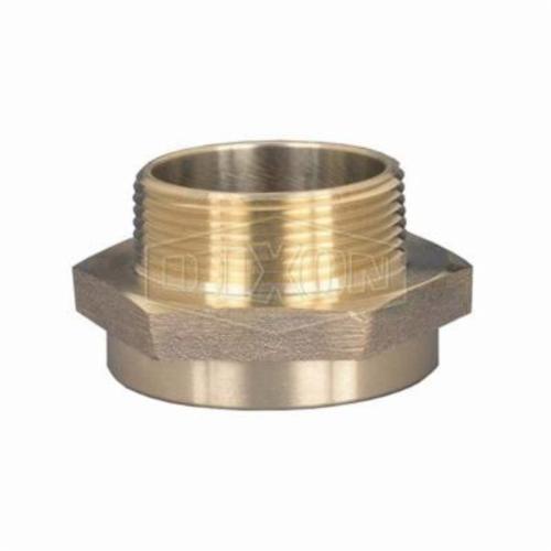 product Dixon® DMH15F15S Double Hex Male Nipple, 1-1/2 in, Brass, Male NST (NH) x MNPSH, Domestic