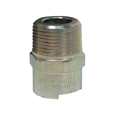 product Dixon® Dix-Lock™ N4S4 N Series Bowes Interchange Quick Disconnect Coupler, 1/2 in Nominal, Quick Disconnect Coupler x Hose Barb, 500 psi Pressure, Steel, Domestic