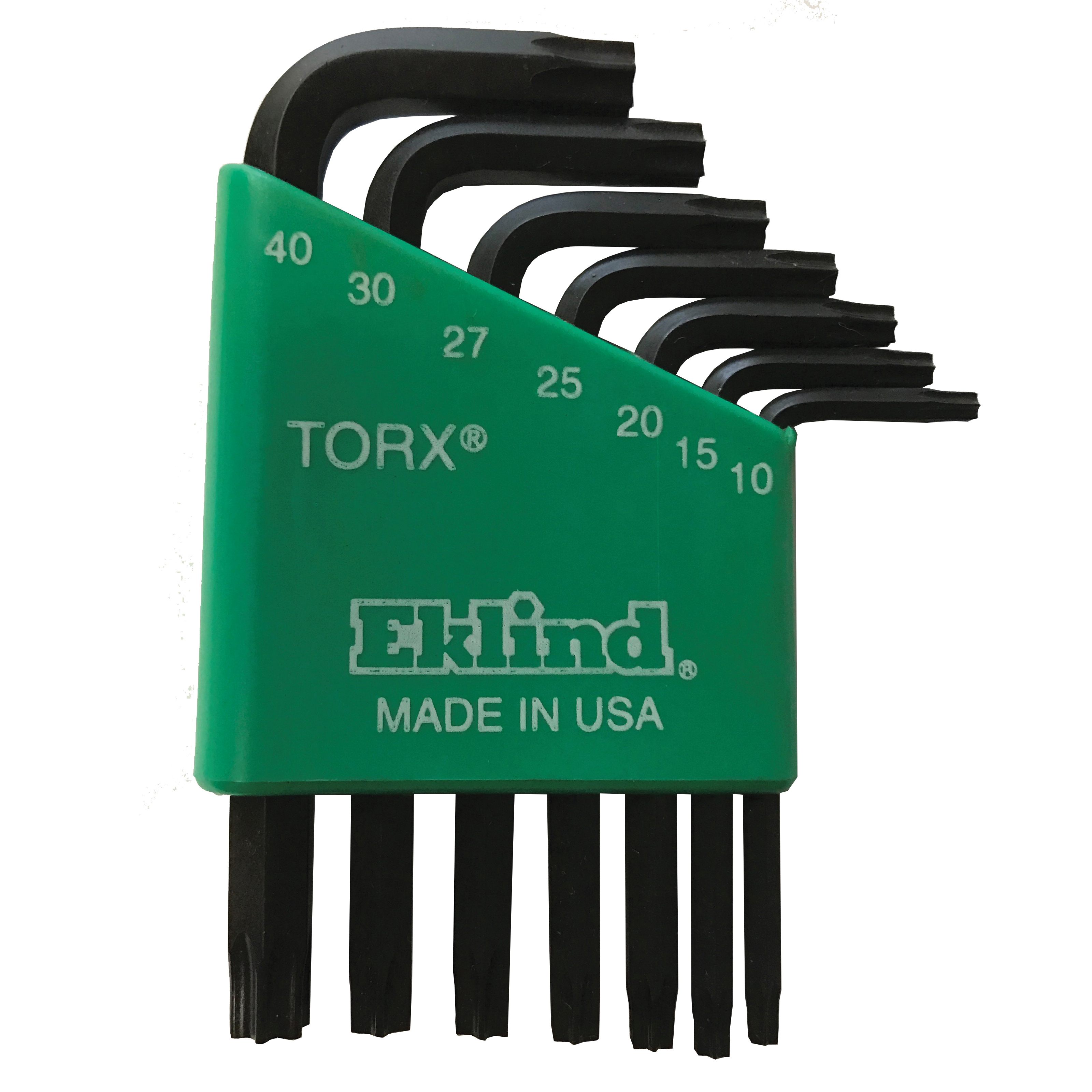 Eklind 10807 7 Piece T10-T40/Short Torx L-Key Set 