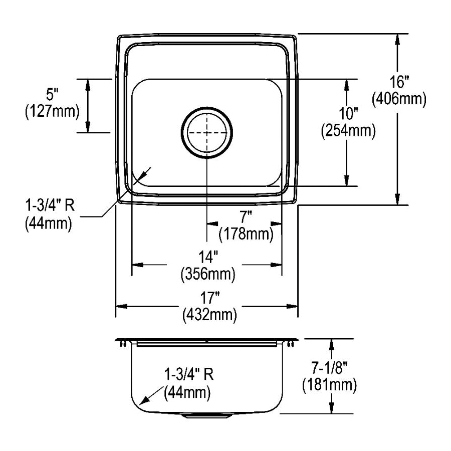 Elkay® PSR17163 Hirsch Pipe & Supply
