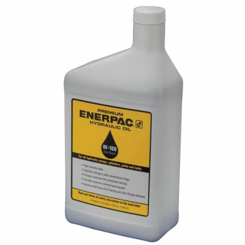 Enerpac® HF100 Hydraulic Oil, 1 qt Bottle, Liquid, Blue, Mild