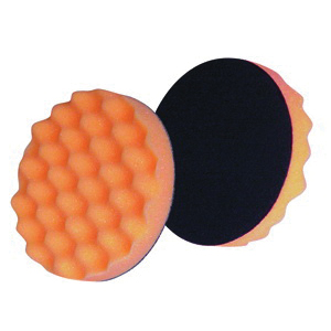 Finesse-it™ 051111-51158 02637 Regular Buffing Pad, 3-3/4 in OAD, Hook and Loop Attachment, Foam Pad