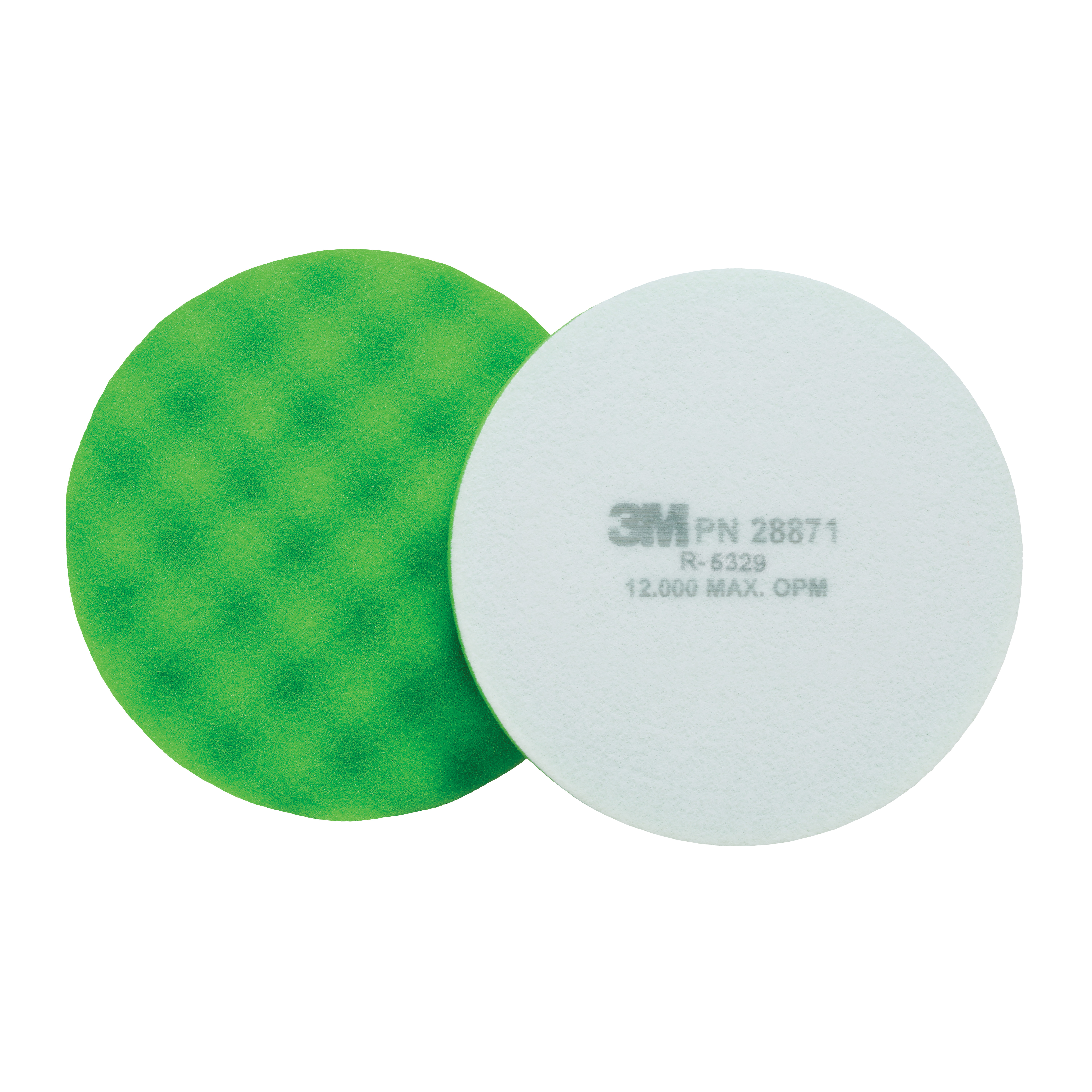 Finesse-it™ 051141-28872 Regular Buffing Pad, 3-1/2 in Dia, Hook and Loop Attachment, Foam Pad