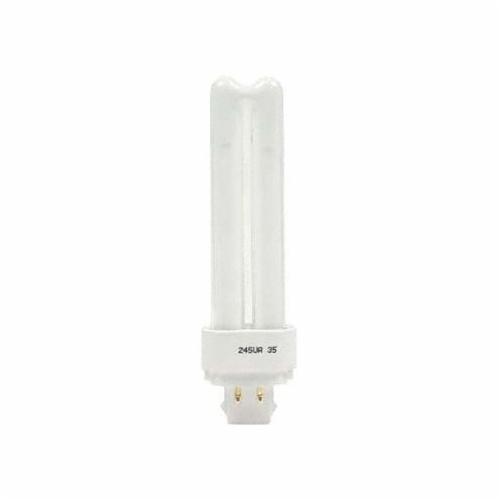 GE Ecolux® Biax® F13BX/841/ECO Plug-In Compact Fluorescent Lamp, 13 W, GX23 Fluorescent Lamp, T4 Shape, 825 Lumens