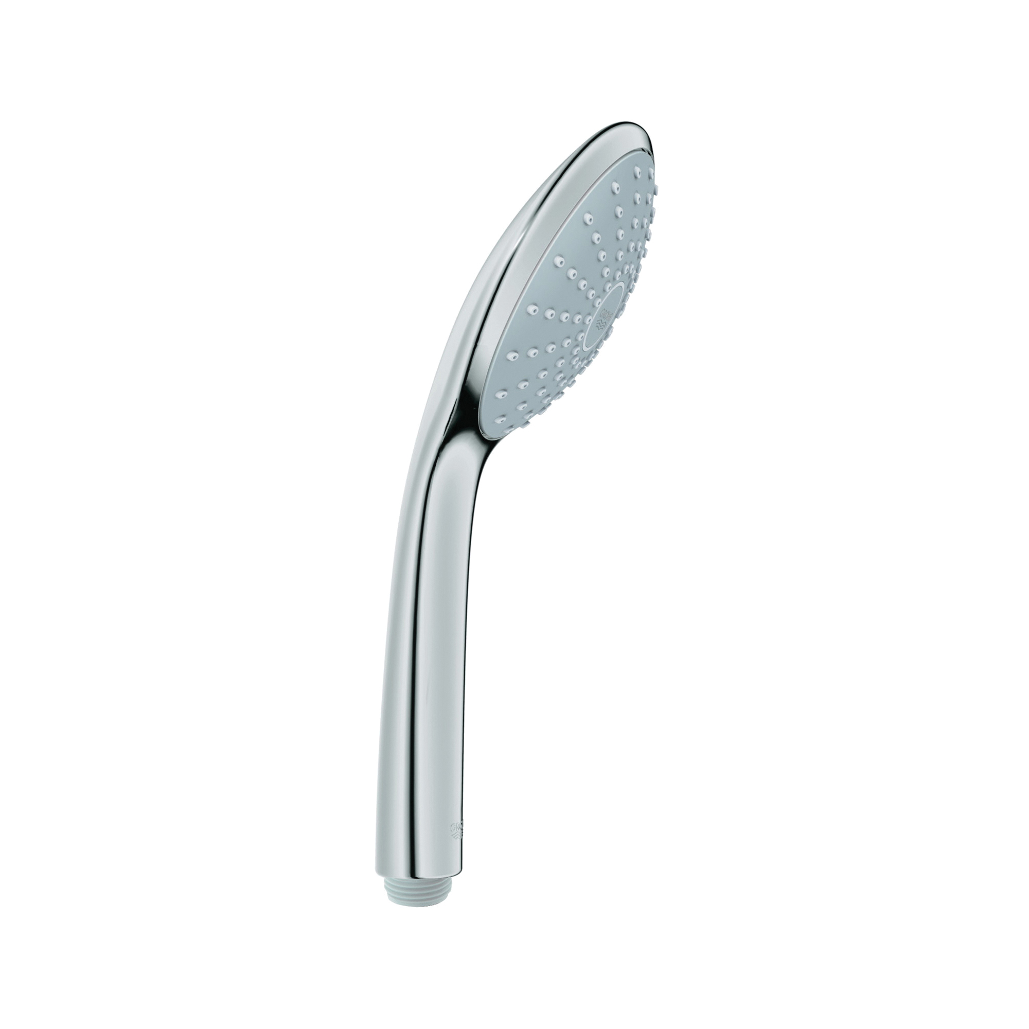 GROHE 2726500E Hand Shower, 4-1/2 in Dia 1 Shower Head, 2.5 gpm, StarLight® Polished Chrome, Import