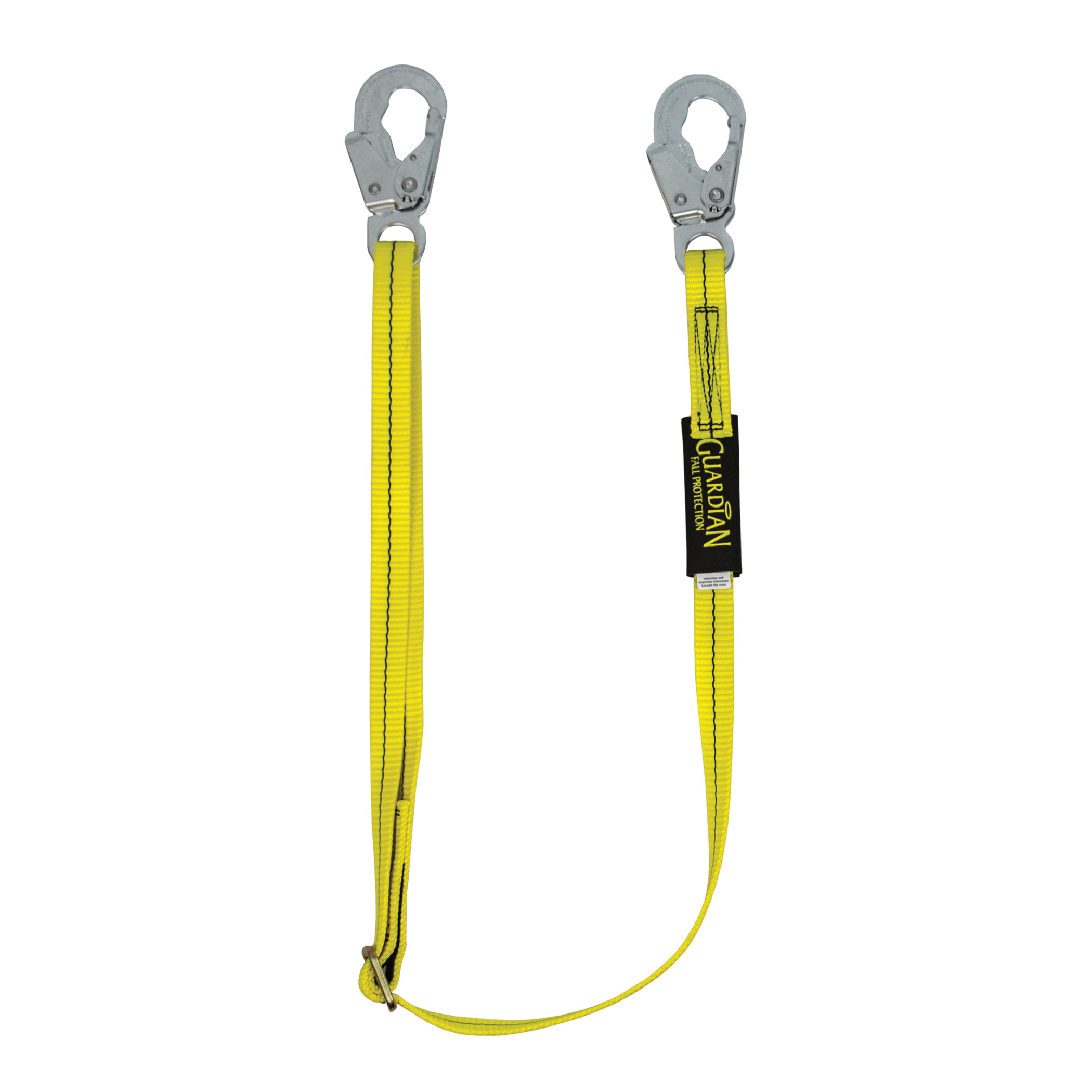 Safety Lanyard with Energy Absorber  6ft Large hook CE certified  NEW 