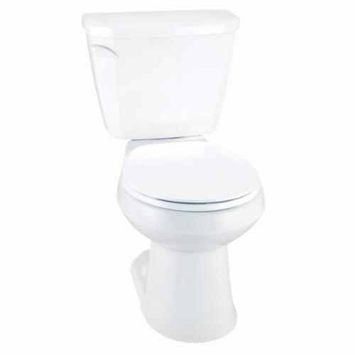 Gerber® Viper® VP-21-552 Toilet Bowl, White, Round, 12 in Rough-In, 5-1/2 in H Rim, 2 in Trapway