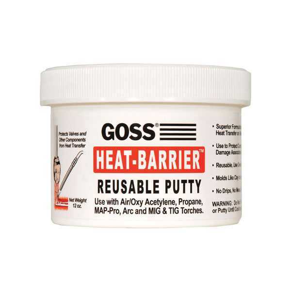 Goss® Heat-Barrier™ G-9000 Reusable Putty, 12 oz
