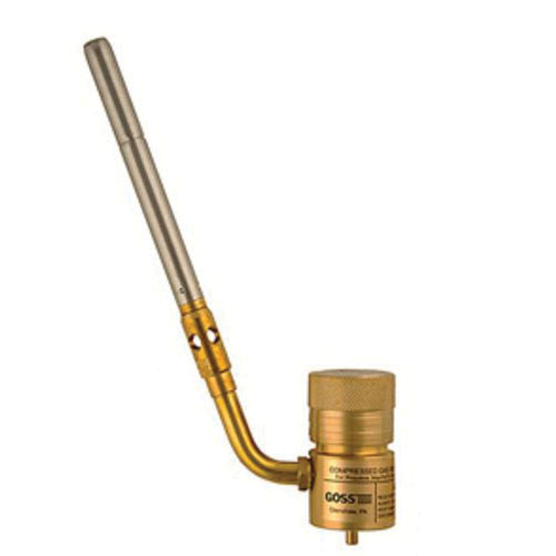 Goss® SwitchFire™ GHT-100 Standard Hand Torch With GHT-T1 Tip, For Use With KP-26 Side Winder Kit with Stand, Brass