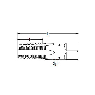 Greenfield Tap 385760 Pipe Tap Semi-Bottoming 1/4-18 Bright 
