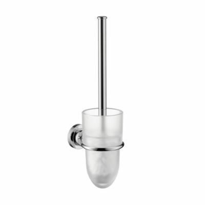 AXOR 41735000 Citterio Toilet Brush With Holder, 14-1/2 in H, Solid Brass, Polished Chrome