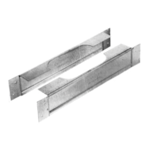 AmeriVent® 40FS Oval Firestop Spacer, For Use With Type B Gas Vent Systems, 2 x 4 in Wall, Steel, Import