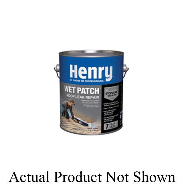 Henry® Wet Patch® 208042 Roof Cement, 1 gal Can, Liquid, Black