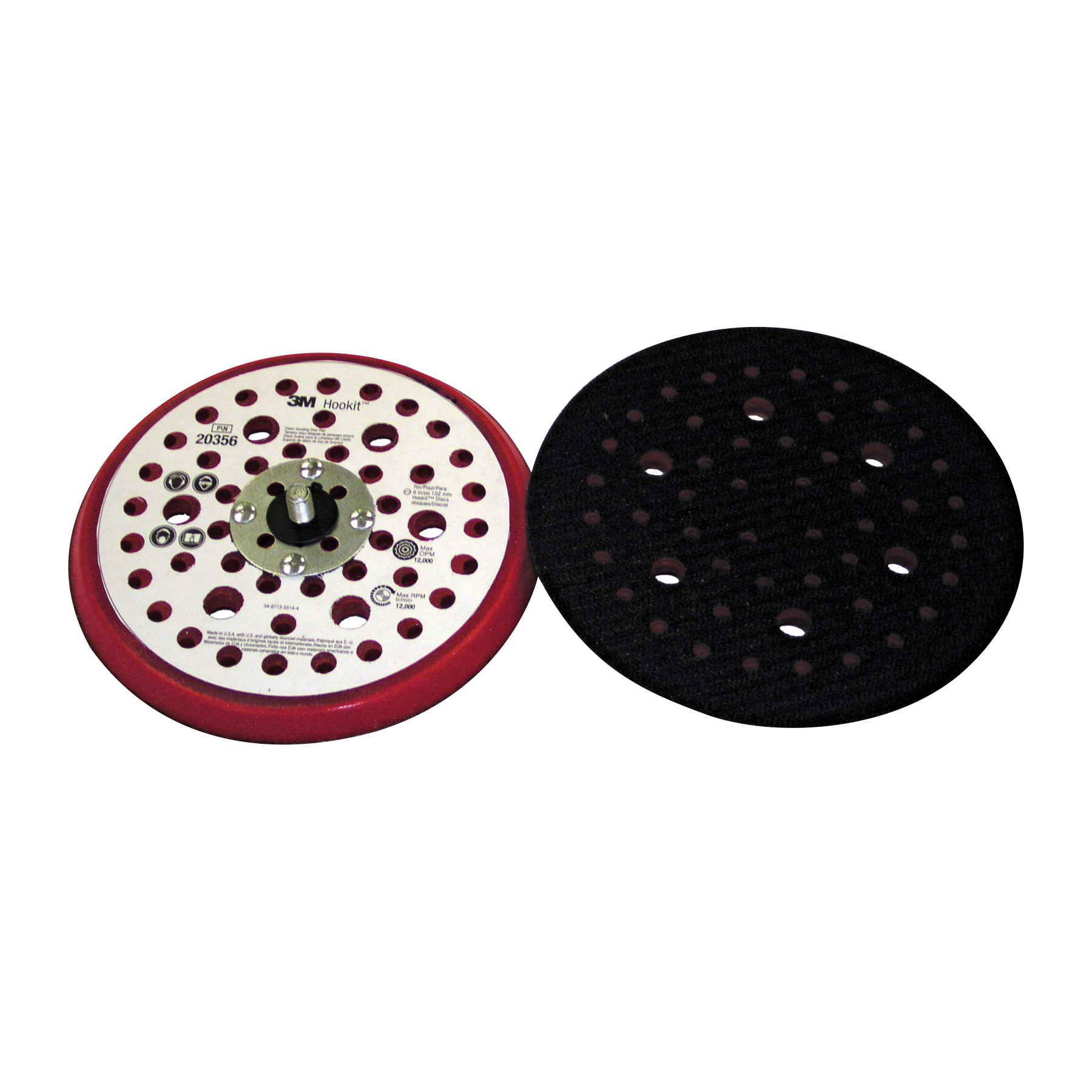 Hookit™ 051141-20353 Dust Control Firm Density Disc Pad, 5 in Dia Pad, Hookit™ Attachment