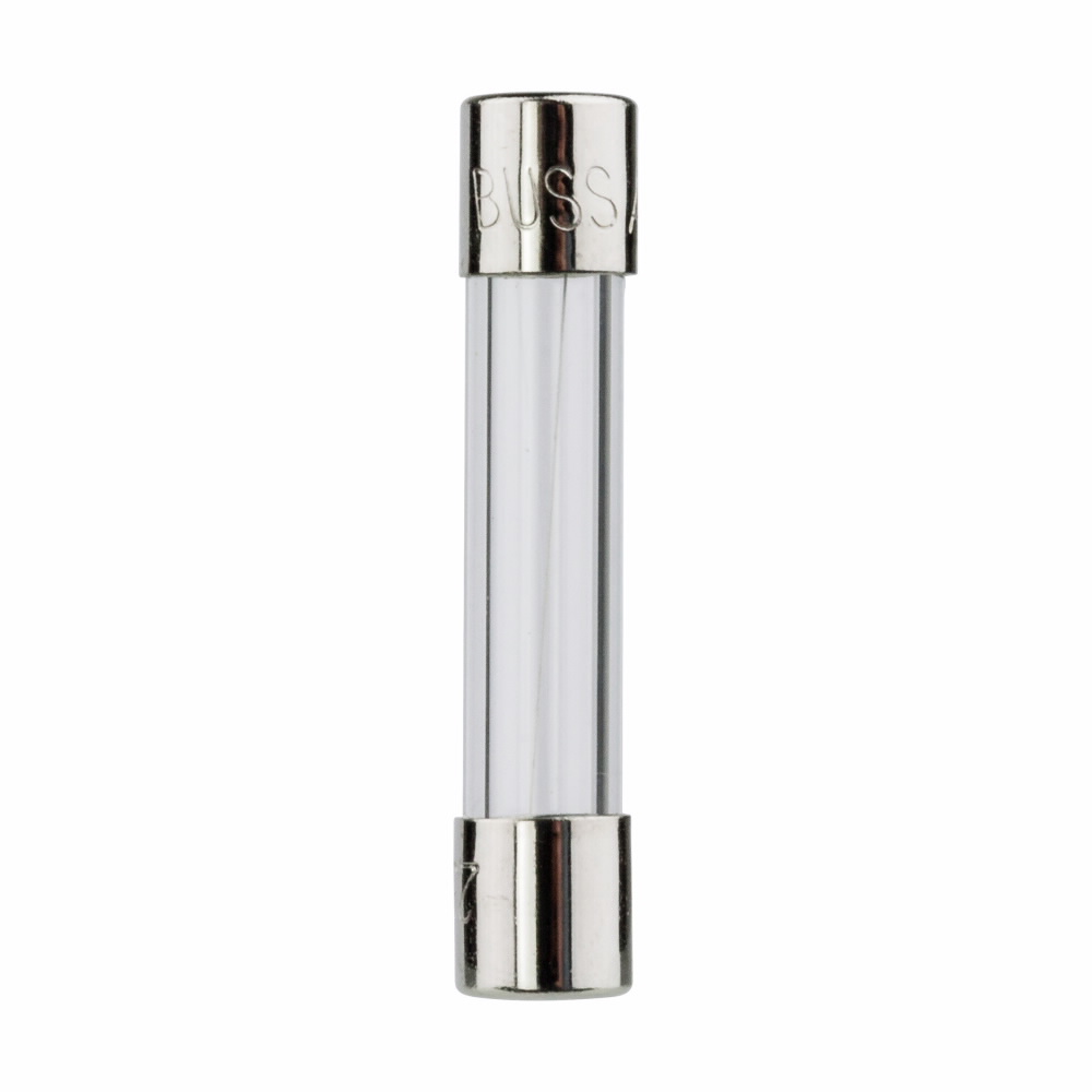 Edison AGC-15-R Small Dimension Fast Acting Fuse With Nickel Plated Brass End Caps, 15 A, 32 VAC, 1 kA Interrupt, Cylindrical Body
