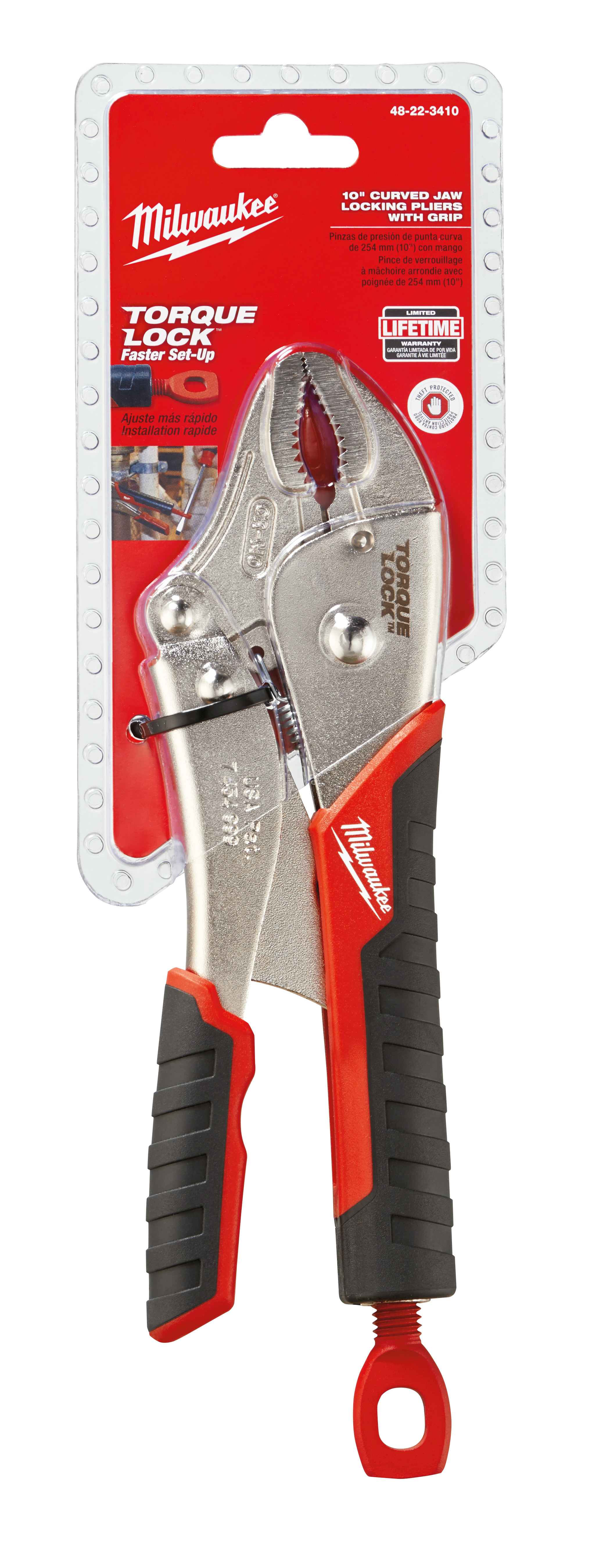 Milwaukee® TORQUE LOCK™ Locking Plier, 2 in, 15/32 in L x 29/64 in W x