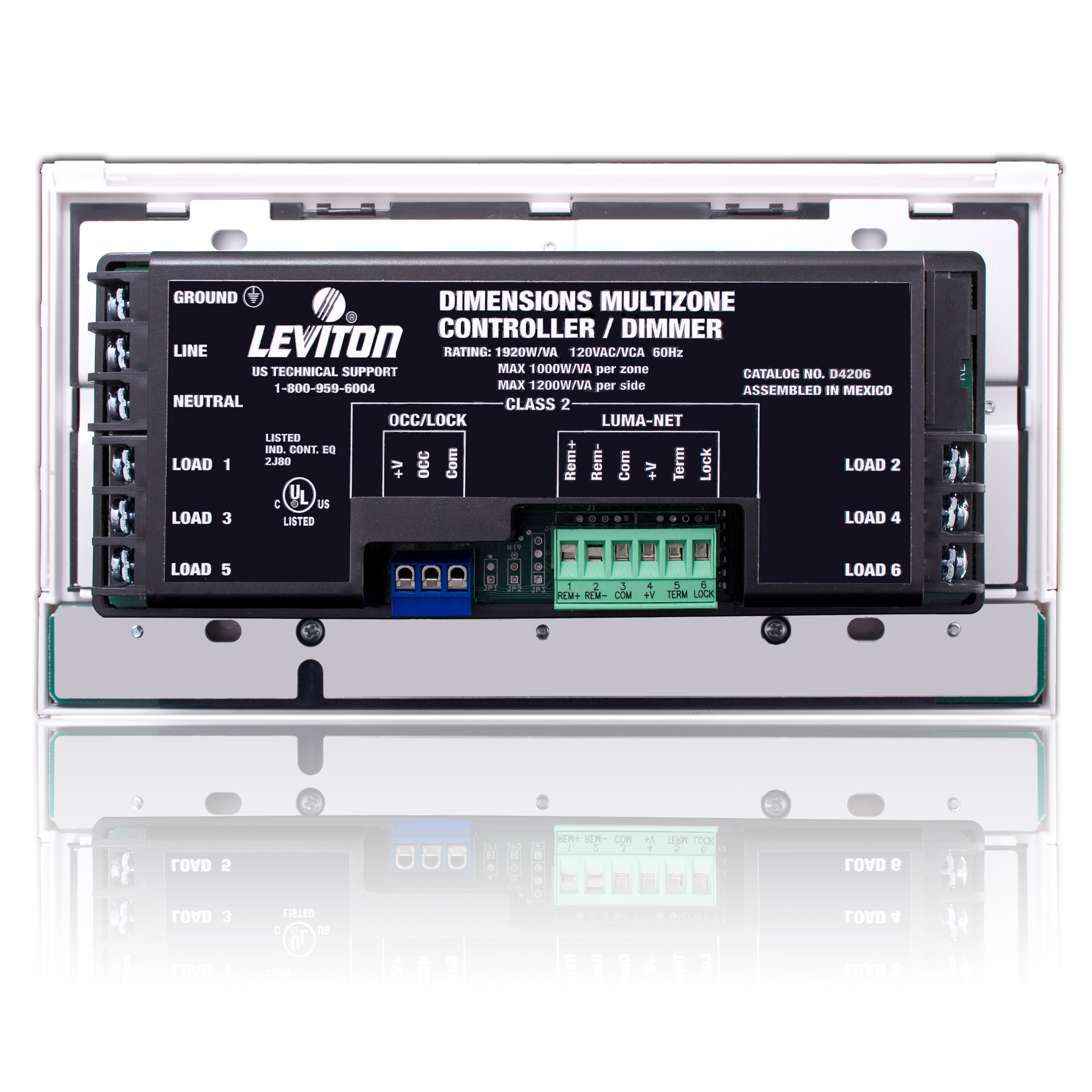 Leviton® D4206-1LW