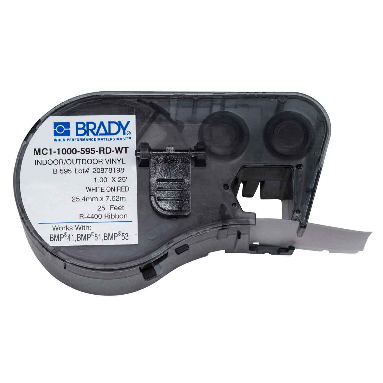 Brady® MC1-1000-595-RD-WT