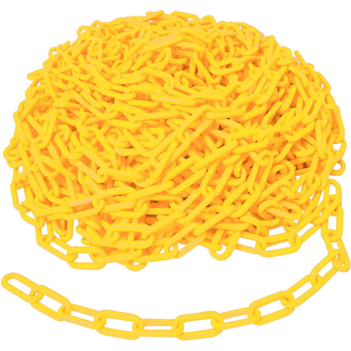 Brady® BradyLink® 78234 Warning Chain, 1-1/2 in, 100 ft L, Yellow, B-900 Polyethylene