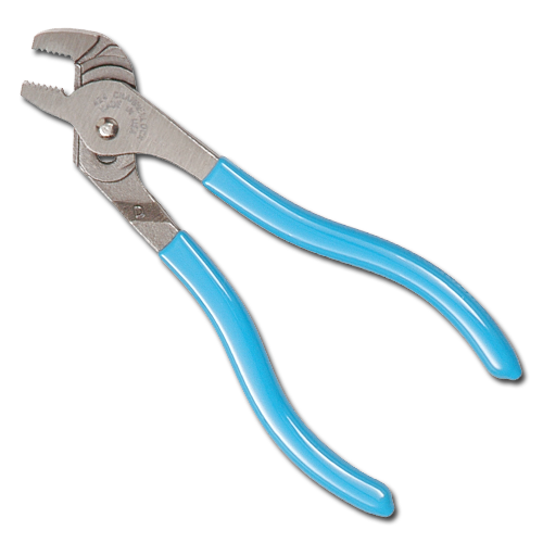 Channellock® CODE BLUE® 424 Tongue and Groove Plier, 1/2 in Nominal, 0.33 in L x 0.13 in THK C1080 High Carbon Steel Straight Jaw, 4-1/2 in OAL