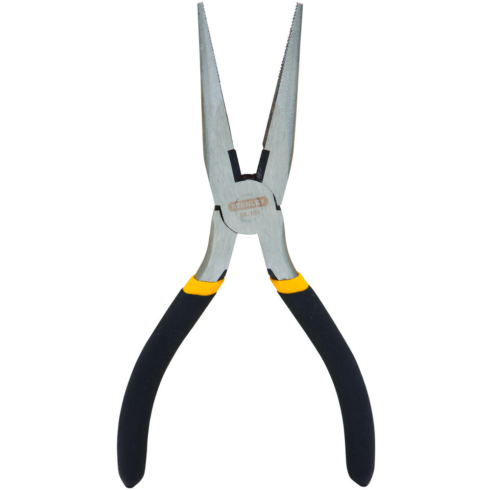 Klein Tools D320-41/2C 5 in. Curved Chain Needle Nose Electronics Pliers 