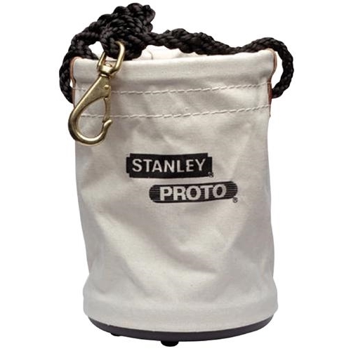 product Klein® 5104CLR17 Heavy Duty Top Closing Bucket, 17 in H, 1 Pocket, #1 Canvas, Off-White