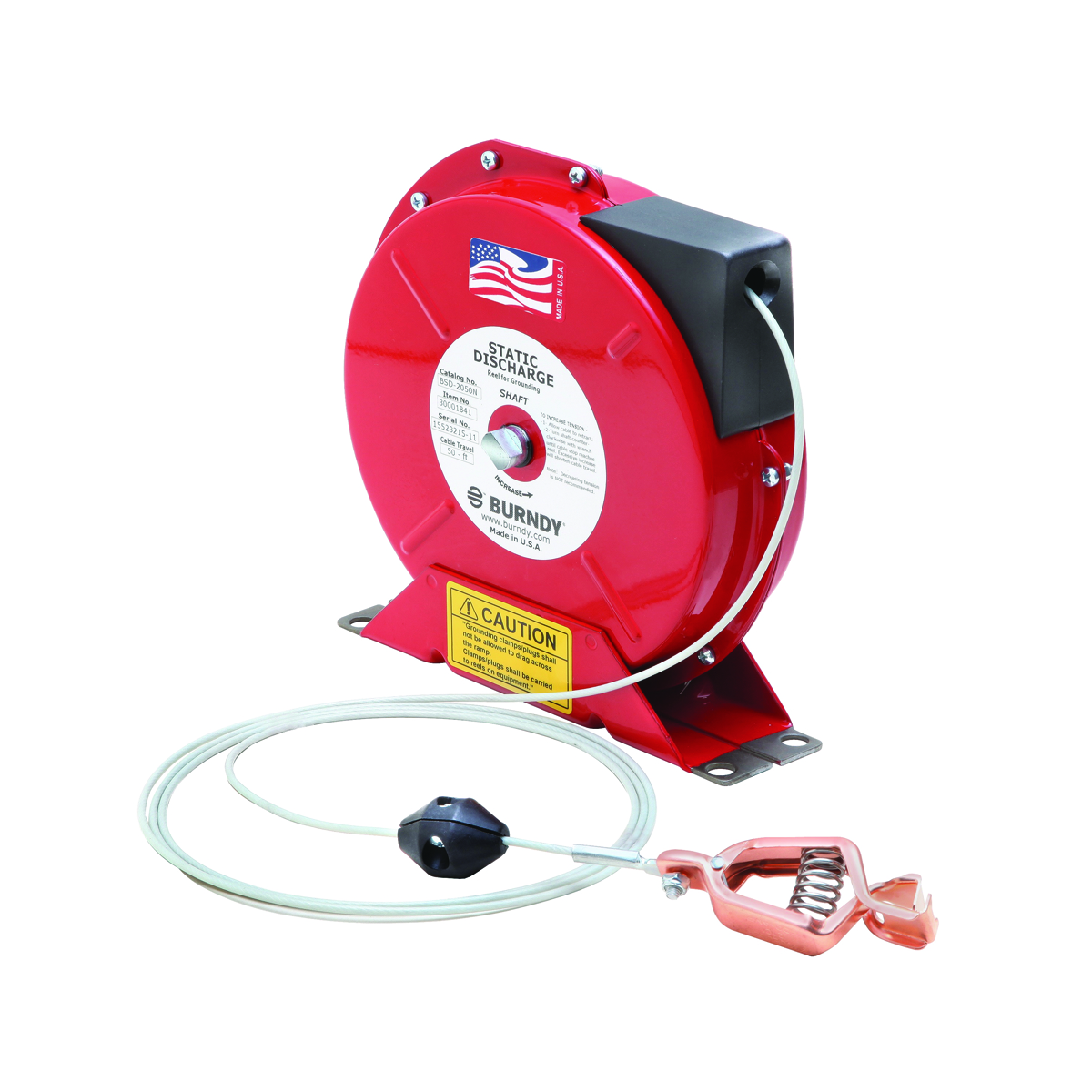 RETRACTABLE STATIC GROUNDING CABLE REEL EDR20-4