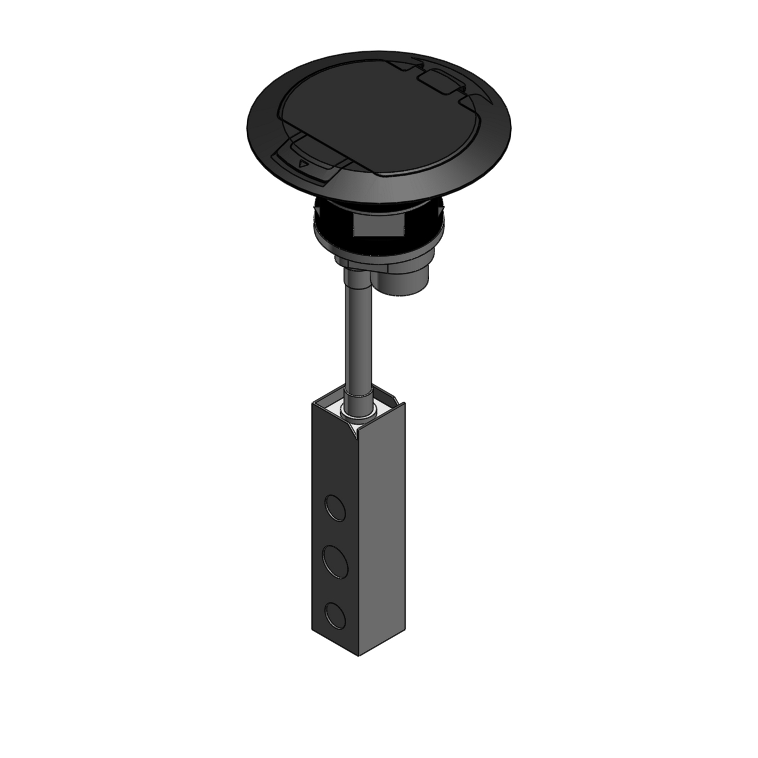 Steel City® FPT4-4P-4C-TBLK